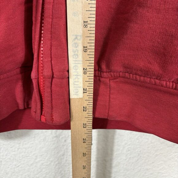 CE Schmidt Workwear Jacket Womens Size Large Red Zip Front Cotton Blend - Picture 10 of 15